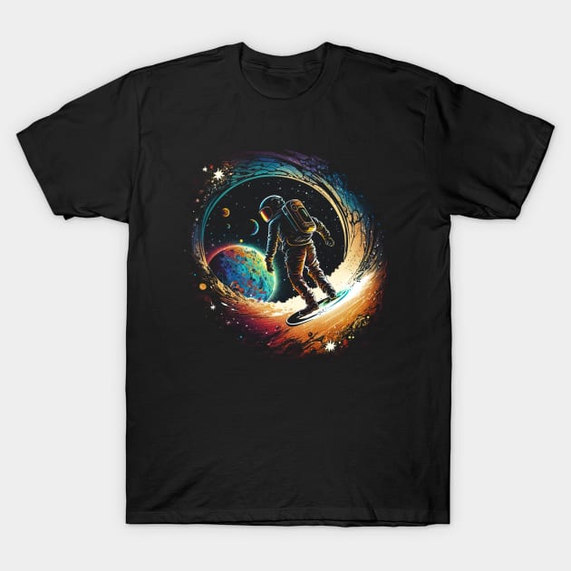 Space Surfer T-Shirt by koalafish